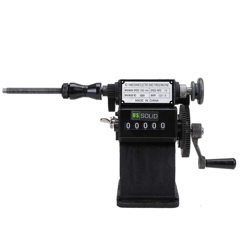 U.S. Solid Dual-Purpose Electric/Manual Coil Winding Machine w/Counter - Image 4